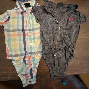 12 month wrangler onesies